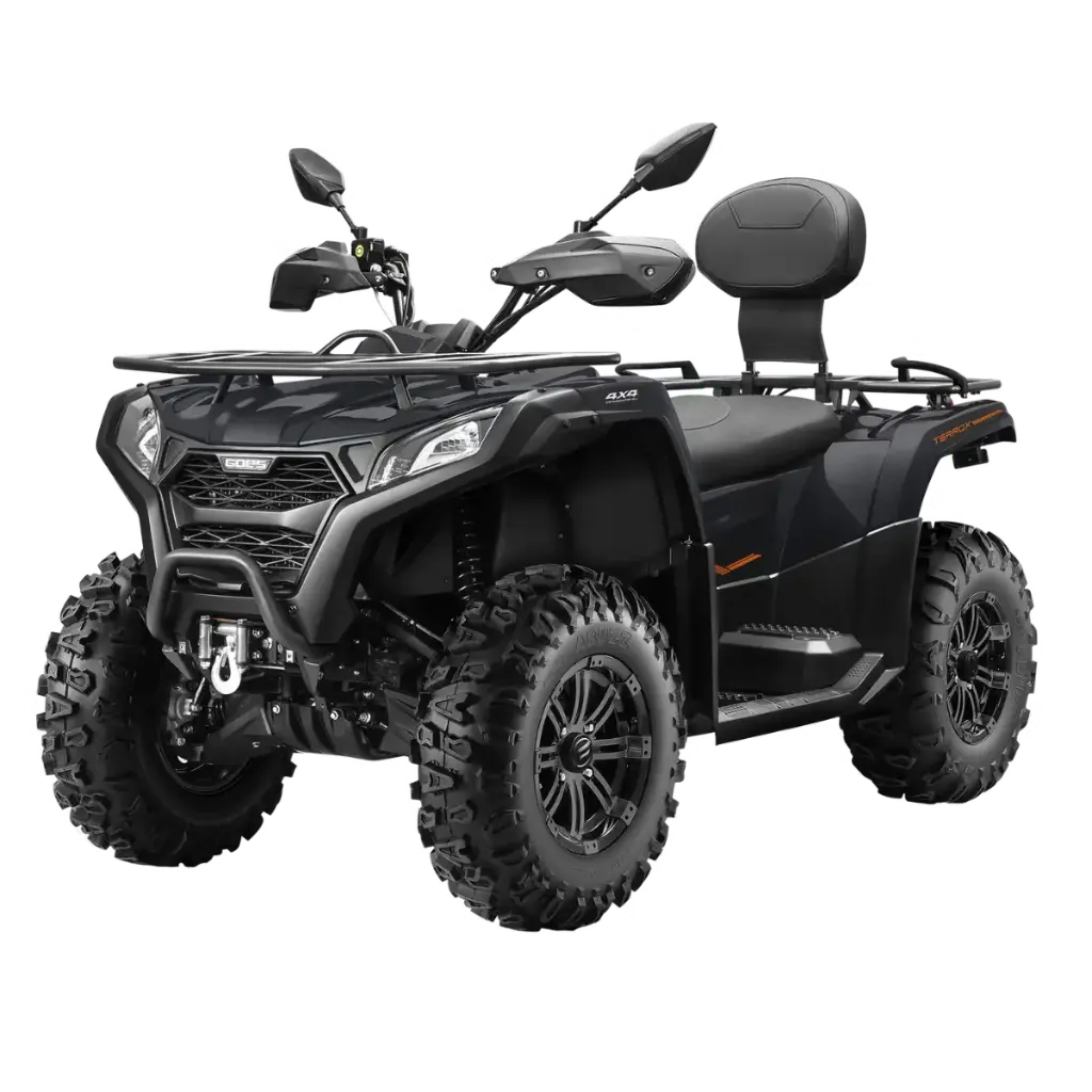 ATV 495CC TERROX 60km/t med skilt, registrert for to, kjøres med B-førerkort